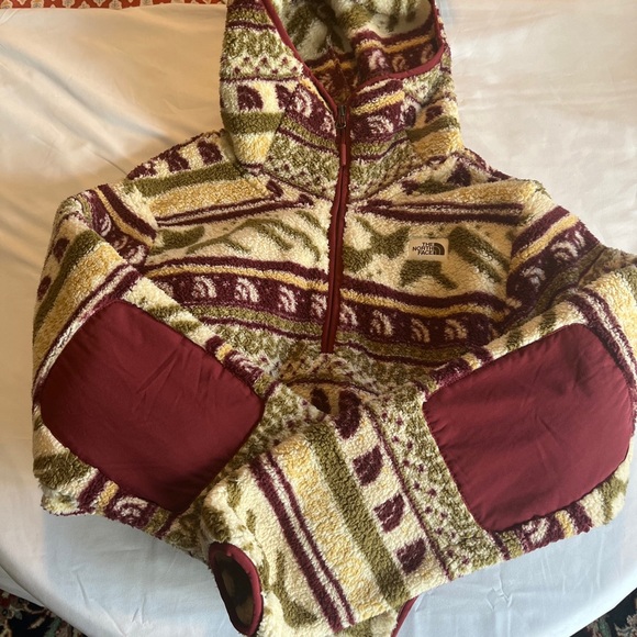 North Face Size M Fair Isle Fleece Campshire Hoodie Jacket Coat NWT $160 - Picture 10 of 12